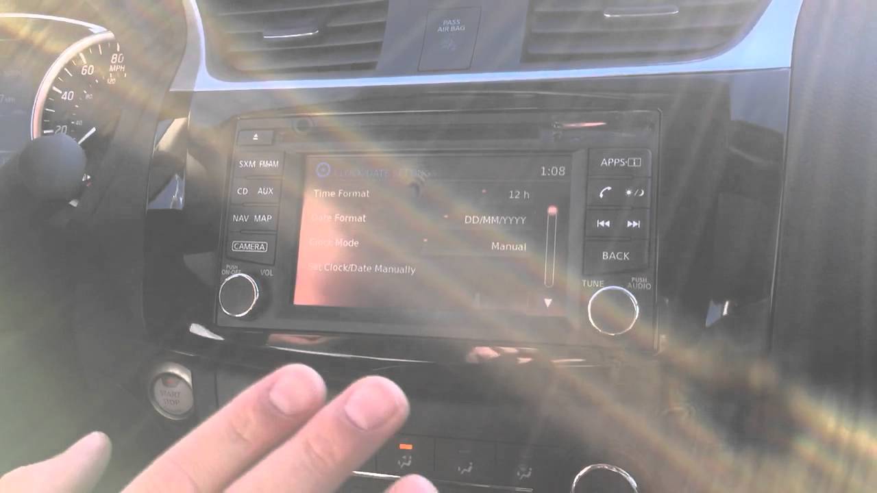 How To Reset The Clock on a 2013, 2014, 2015, and 2016 Nissan Sentra