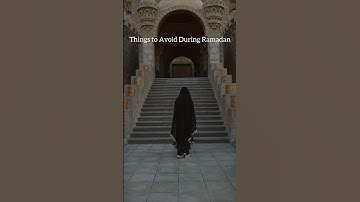 5 Things to Avoid During Ramadan #ramadan