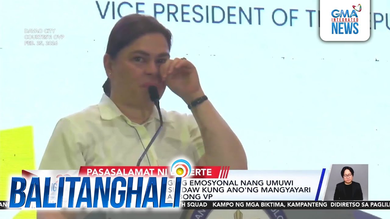 VP Sara Duterte - Nagpapasalamat si FPRRD sa lahat ng suporta at dasal... | Balitanghali