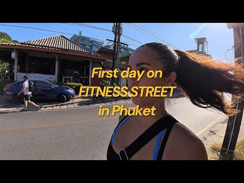 Thailand’s Famous FITNESS STREET | First day + exploring + gym classes 🇹🇭💪🏽
