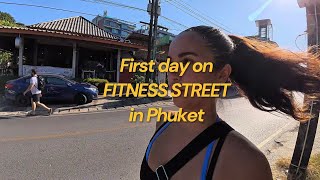 Thailand’s Famous FITNESS STREET | First day   exploring   gym classes 🇹🇭💪🏽
