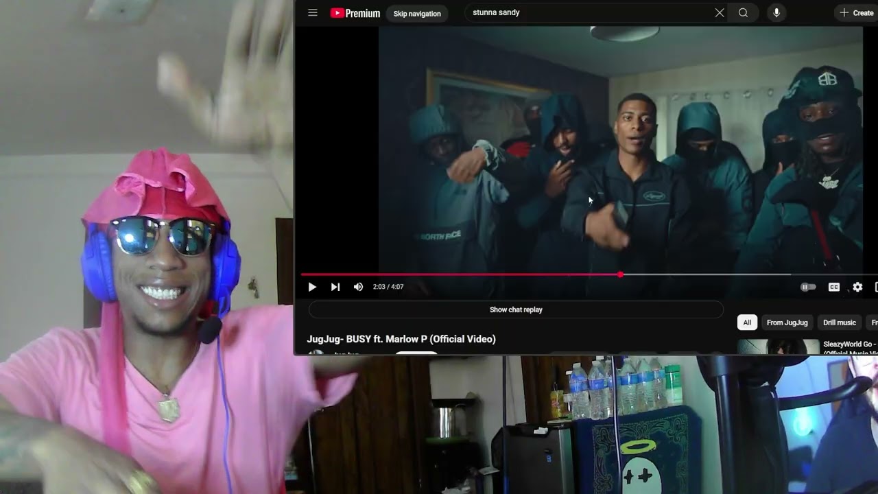 JUGJUG - BUSY FT. MARLOW P (OFFICIAL VIDEO) #ukdrillreaction #ukrapreaction #ukmusicreaction 