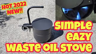 how to build Waste oil heater #wasteoilburner #wasteoilstove