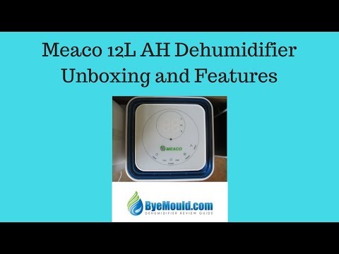 Meaco 12L AH Dehumidifier Unboxing and Features Byemould