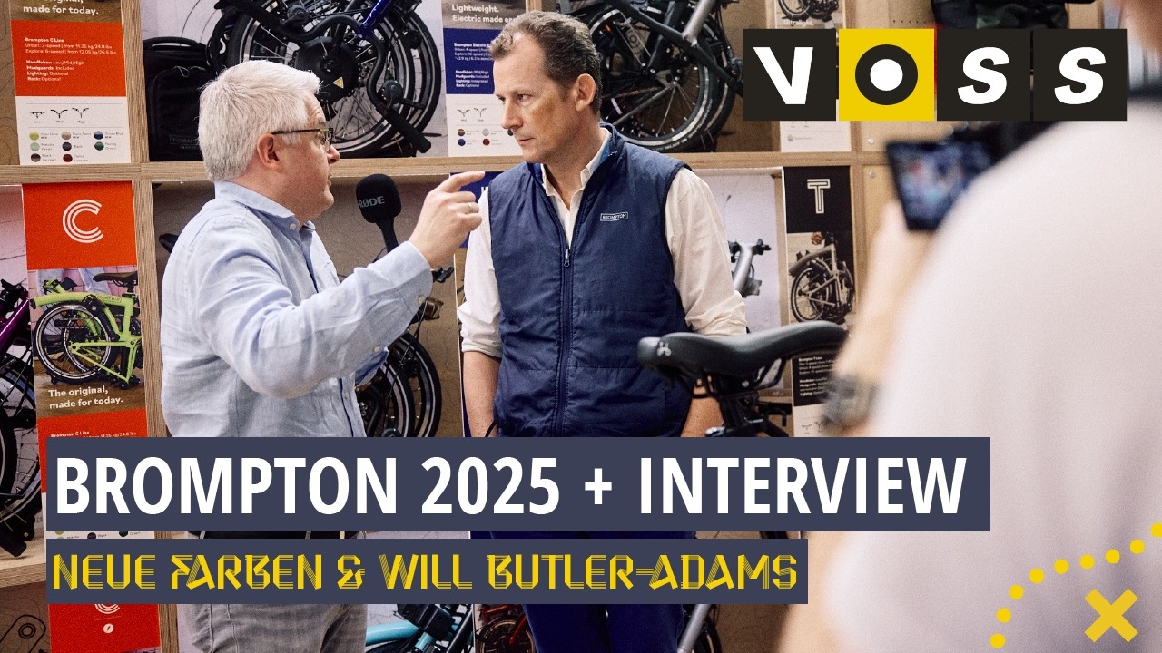 Новинки Brompton 2025 + Интервью с Уиллом Батлером-Адамсом (Eurobike 2024)