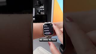 Enable a focus mode on you Apple Watch and stay productive!