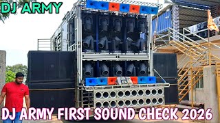 Dj Army Mix First Sound Check Rajo Special Competition Setup Ready Ddm