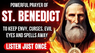 🛑POWERFUL Prayer of SAINT BENEDICT to SEND AWAY YOUR ENEMIES | Saint Benedict in Holy Water