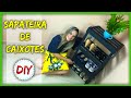 DIY: Transformando Caixote de Feira em SAPATEIRA