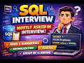 SQL interview Question mostly ask interview | INTERVIEW TRICKS