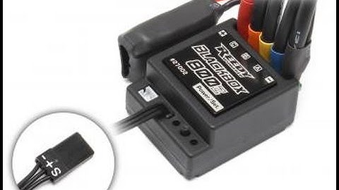 OPEN BOX REVIEW Reedy Blackbox 800Z Zero-Timing Sensored Brushless Competition ESC