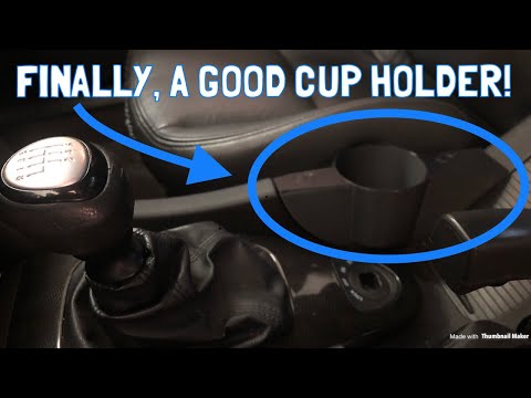 Saab 9-3 3D Printed Cup Holder Install!