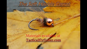 Soft Hackle Carrot Fly Tying Tutorial