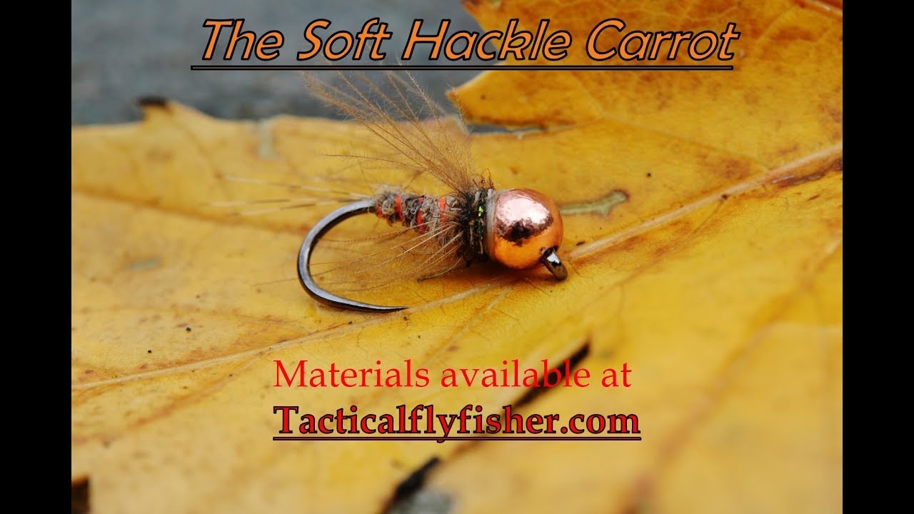 Учебное пособие по вязанию мушек из мягкой моркови