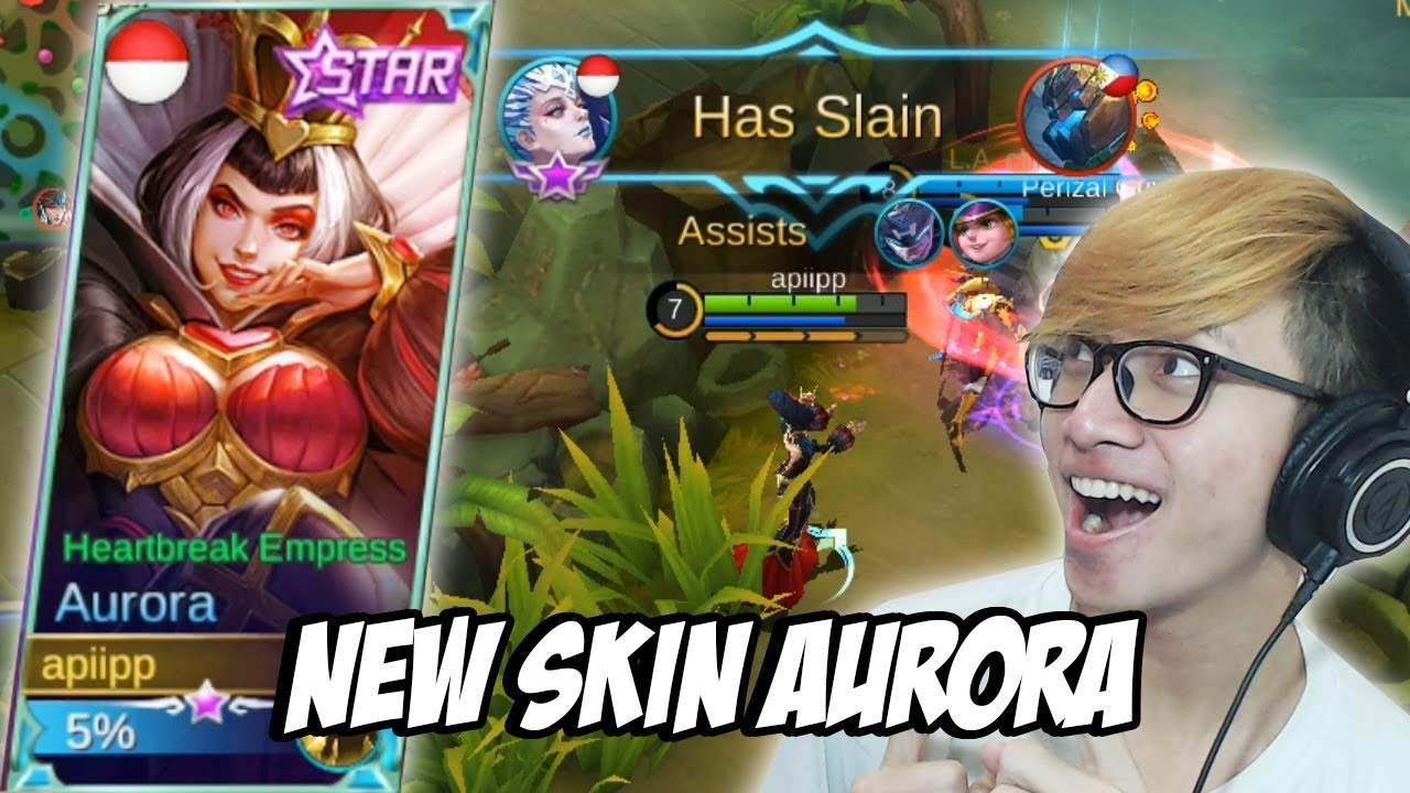 NEW SKIN AURORA STARLIGHT MEMBER IBU TIRI MOBILE LEGENDS INDONESIA