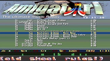 AMIGA VIDEO 32 NOSTALGIC O DEMO MAIN MENU TAO MUSIC AmigAtari DEMO Oxygene ATARI ST INDIE RETRO NEWS