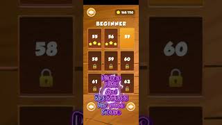Wood block puzzle beginner level 51 - 60 screenshot 1