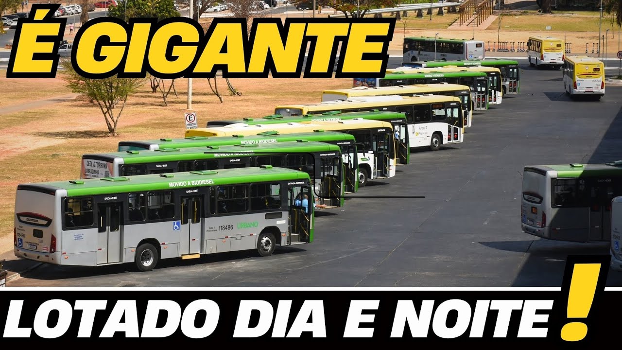 SENSACIONAL!! ESSE É O MAIOR TERMINAL DE ÔNIBUS DO BRASIL?? RODOVIÁRIA DO PLANO PILOTO BRASÍLIA