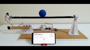 PID Control of a Ball and Beam System using a ESP32 microcontroller
