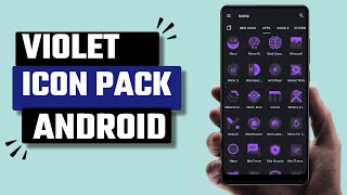 Best Violet Purple Icon Pack App for Android screenshot 2