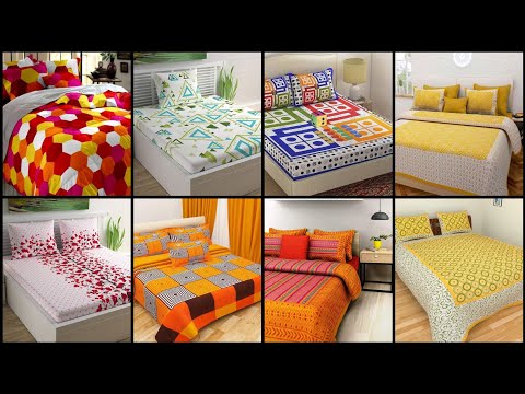 top-50-designer-bedsheets-designs/pure-cotton-florida-king-size--bed-sheets