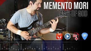 Lamb Of God - Memento Mori Guitar Cover - Tab Tutorial Lesson screenshot 2