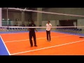 Volleyball Middle Blocker Training-block transition to quick attack. Alyiah Wells Memphis VOLLEYBALL