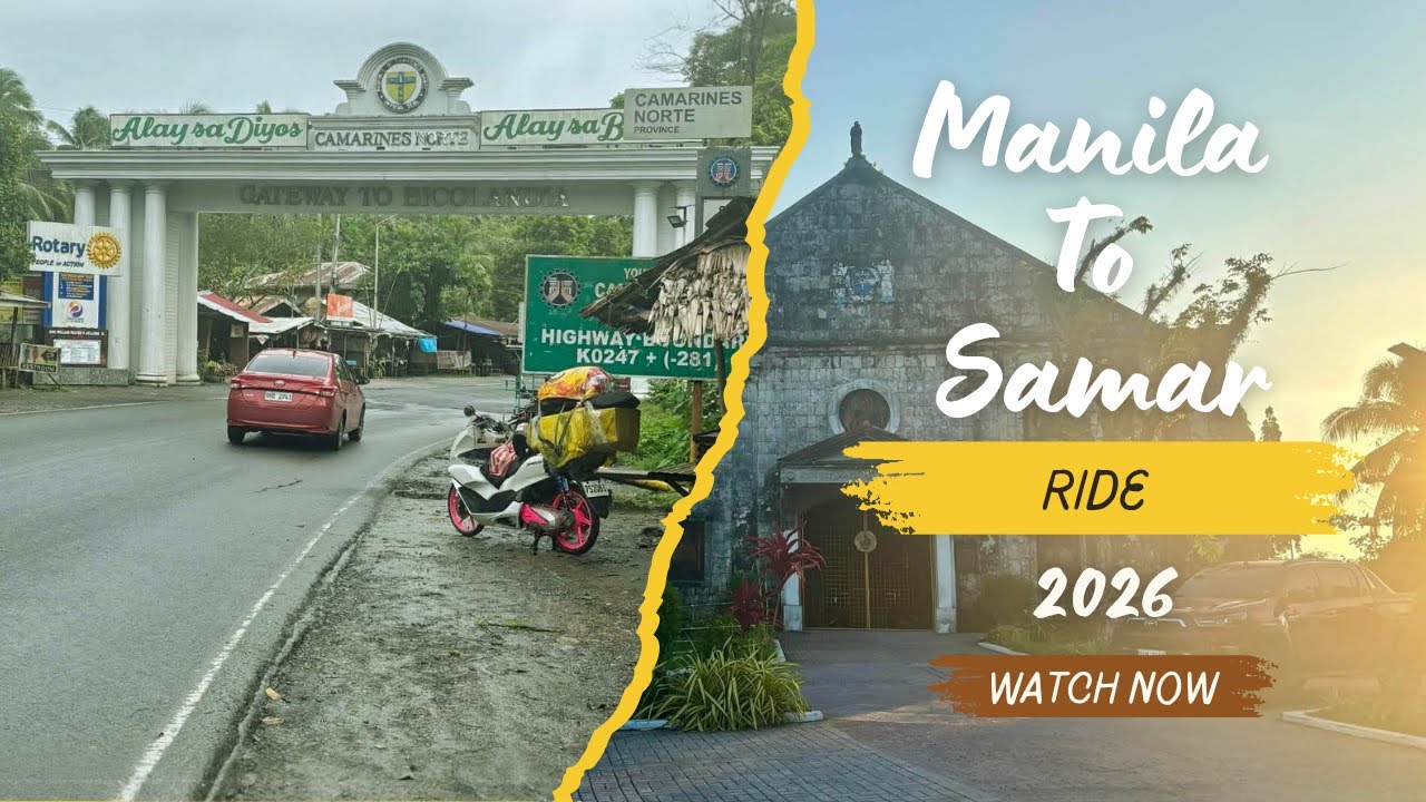 Manila To Samar Ride January 12, 2026 | Maulang Biyahe | Honda Click 125 v3 Motovlog