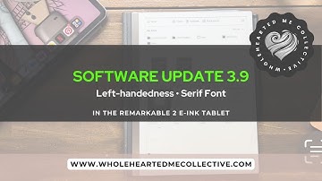 Software Update 3.9 for ReMarkable 2 #remarkable2 #notetaking #remarkabletips