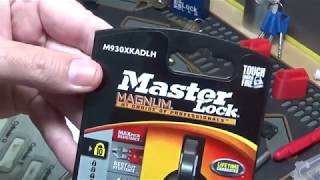 #170   Master Lock Magnum  ACE part# M930XKADLH  #stocklocksunday