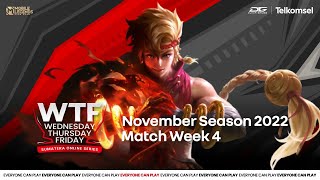 Mobile Legends | Wednesday, Thursday and Friday (WTF) Week 4 November 2022 screenshot 5