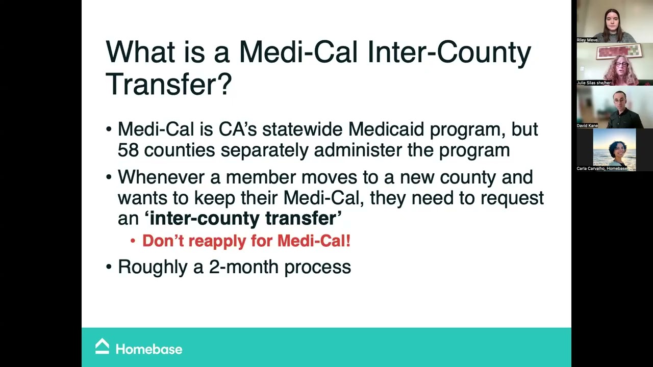 Moving with Medi Cal A Guide to Inter County Transfers