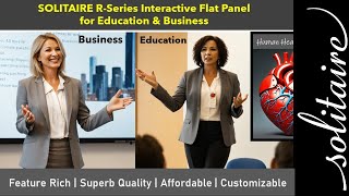 Famous Solitaire R-Series Interactive Flat Panel -User Training | Live Demonstration | Education | Business Profile