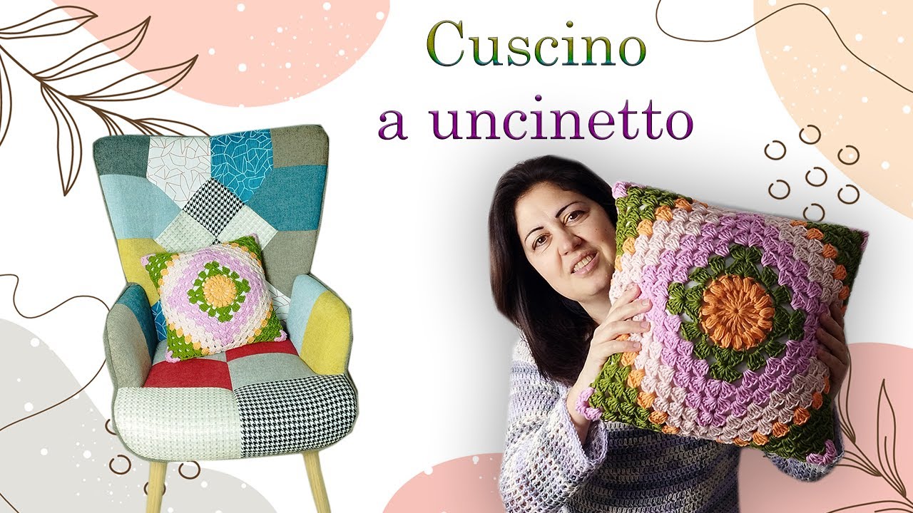 Ti mostro come realizzare un cuscino a uncinetto sfoderabile