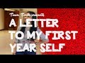 Letter to my firstyear self ft uoft med students