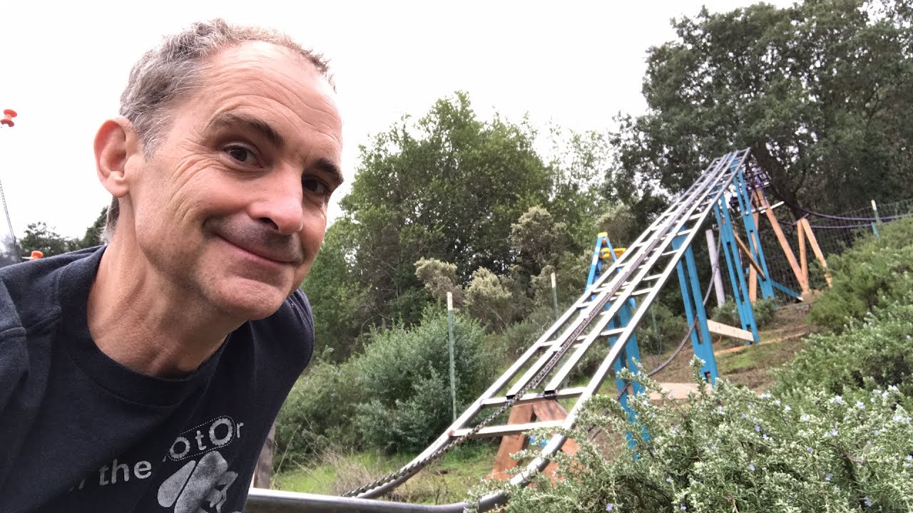 Backyard Roller Coaster Chain Lift Update YouTube