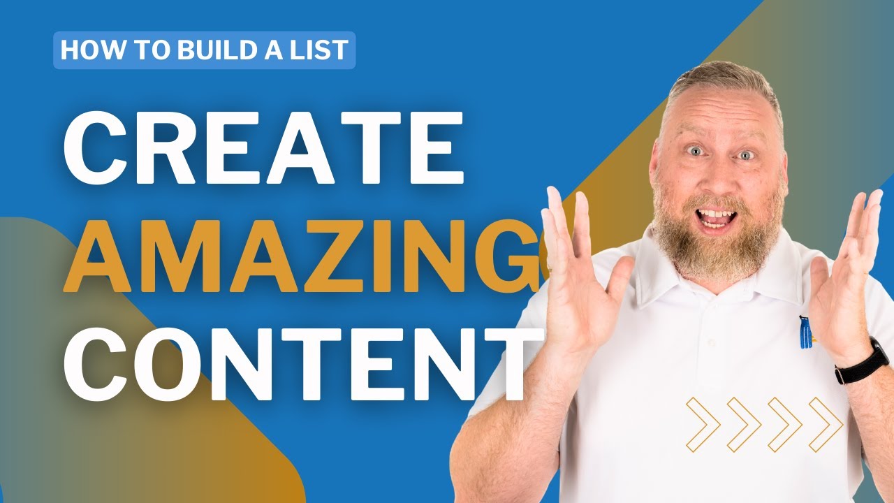 Create Amazing Content | Leveraging the List | WTMP - YouTube
