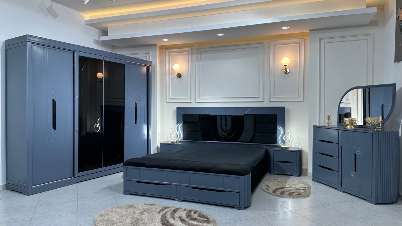 غرفة نوم مودال اليانا3 خشب احمر 💯