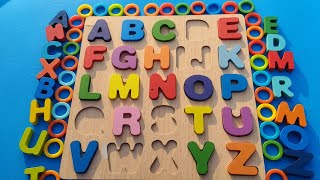 Best Learn ABC Puzzle, abc puzzle toy learning video, abcd, Preschool Toddler Learning Toy Video