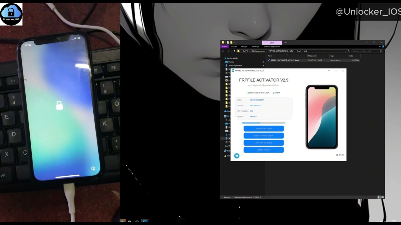 Bypass Icloud Lock Apple ID Unlocking 2026 ( IOS 26.2+ / iphone 11-17 / SIGNAL ON Untethered )