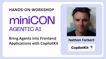 miniCON Agentic AI 2025 CopilotKit Workshop + AG-UI