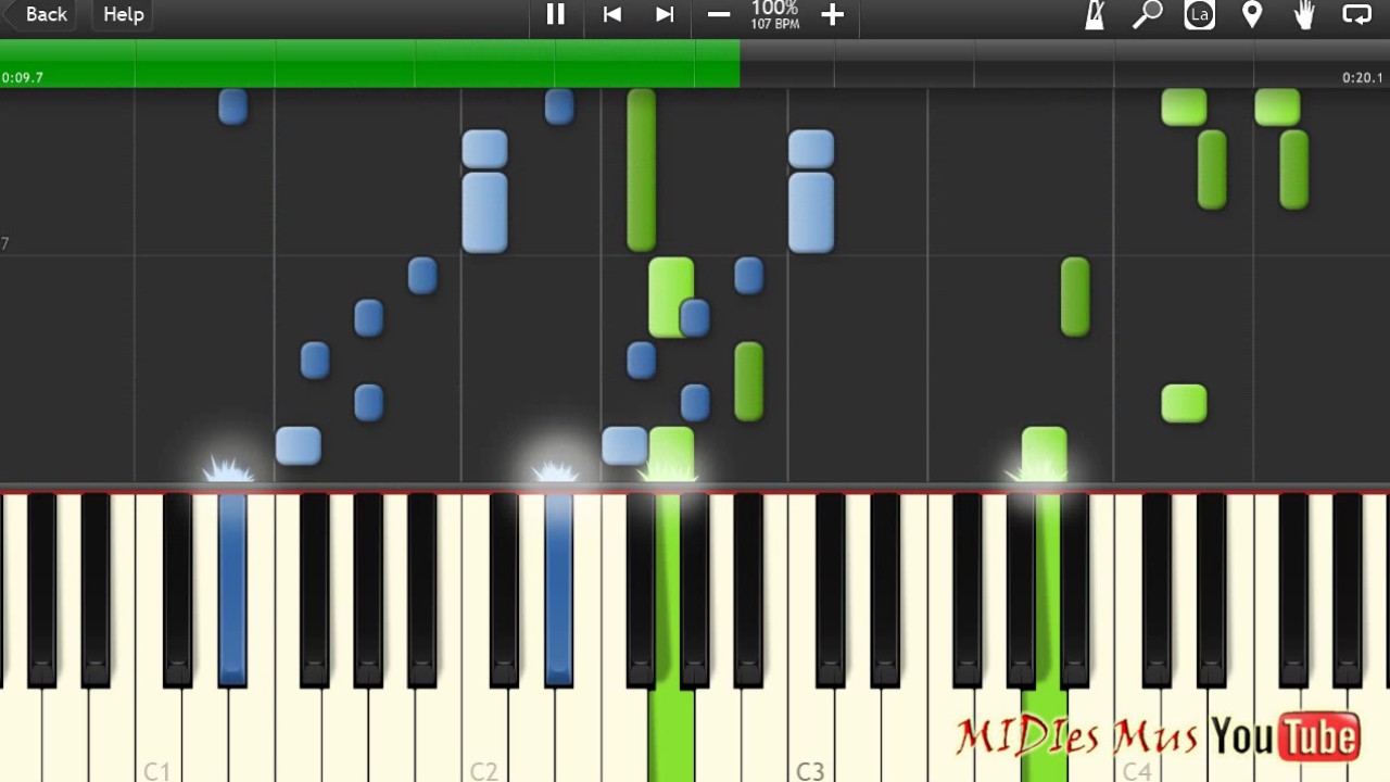 Redbone Come And Get Your Love Piano Cover Synthesia Piano