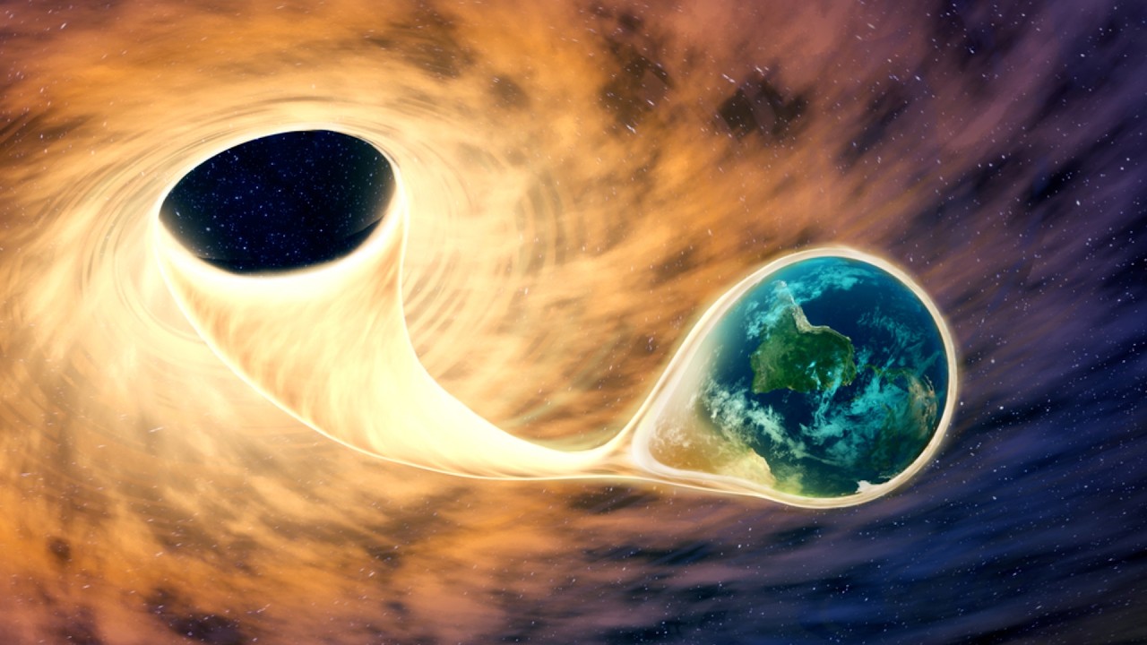 What If Earth Were The Size of TON 618? (Largest Black Hole)