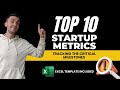 Startup Metrics & KPIs | Top 10 Metrics Used by VCs