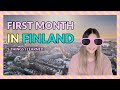 FIRST MONTH IN FINLAND | 5 things I learned | Finland Vlog 1