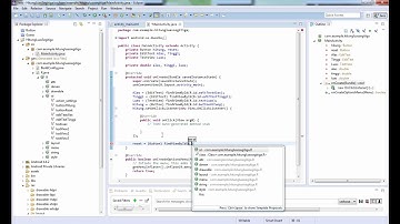 Cara menghitung luas segitiga dengan menggunakan eclipse- Mobile Programing