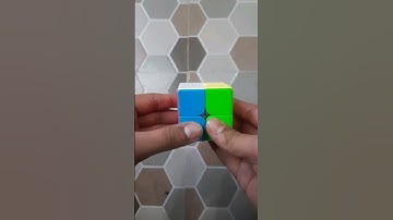 CHECKERBOARD PATTERN on 2 by 2 Rubiks cube😅#youtubeshorts #viral #shorts