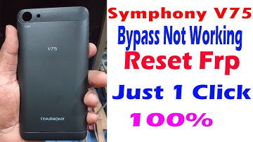 Symphony V75 CPU 7731c SPD, Frp Lock Reset,Bypass Not Working Solution Cm2 Infinity Dongle 100% Done