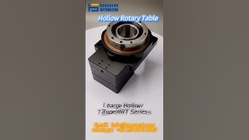 Large Hollow Type HRT Series Hollow Rotary Table #machine #factory #manufacturingprocess