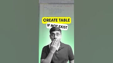 SQL Server: Create Table If Not Exists Dr. Database
